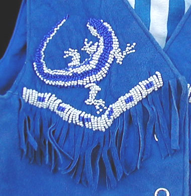 Detail of Lizard Vest