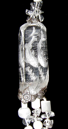 Detail of Catfish Crystal Necklace