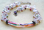 Olive Glass Necklace