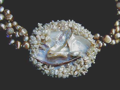Detail of Wedding Voyage Necklace