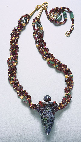 Garnet Wine Necklace