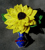 Sunflower Vessel Pin