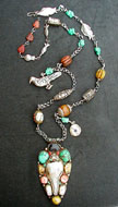 Tibetan Amulet Bandolier