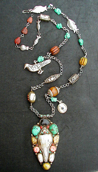 Tibetan Amulet Bandolier