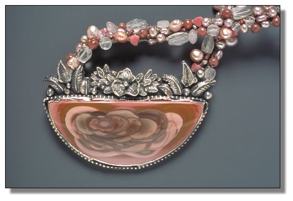 Imperial Flower Bowl Necklace