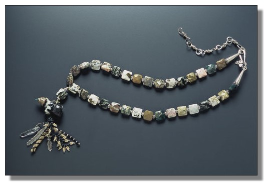 Zebra Bear Necklace