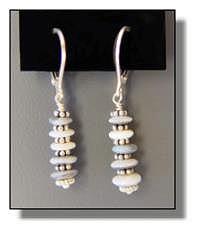 Little Blue Snake Earrings