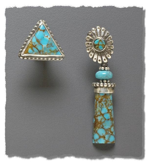 Odd Turquoise Earrings<