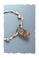 Spessartine Garnet Crystal Necklace