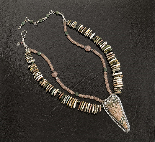 Ocean Heart Necklace - Mary Hicklin Ocean Heart Necklace