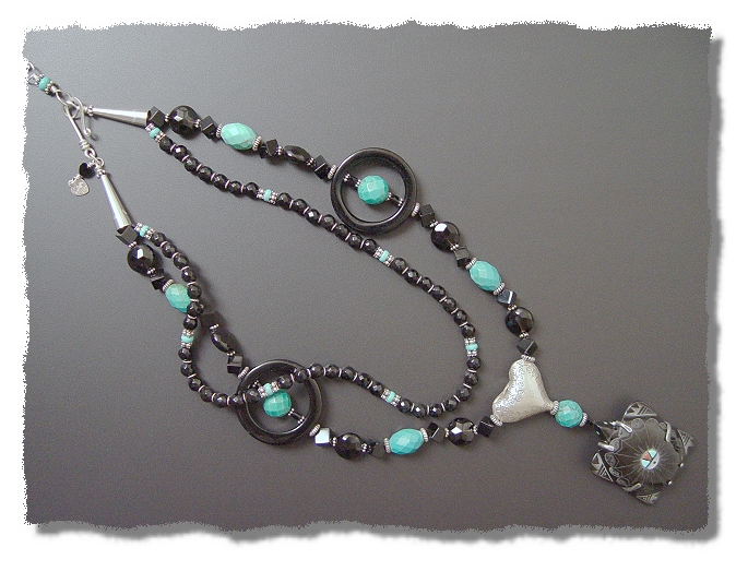 Sunface Turtle Necklace