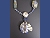 Denim Bear Necklace Back - Mary Hicklin Denim Bear Necklace Back