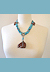 Christina's Bear Necklace on model