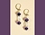 Amethyst Stalactite Earrings - Mary Hicklin Amethyst Stalactite Earrings