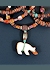 Spiny Mini Bear Necklace Back