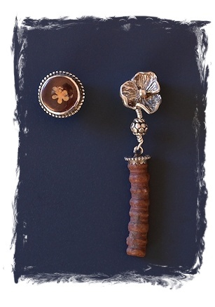 Crinoid Earrings - Mary Hicklin Crinoid Earrings