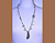 Marcasite in Agate Necklace on model