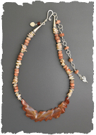 Agate Wreath Necklace