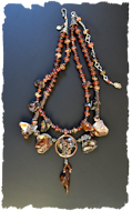 Fire Agate Necklace