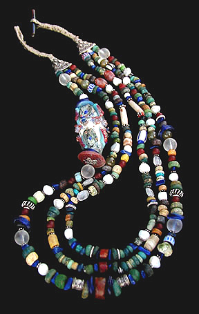 Mali Dig Bead Necklace